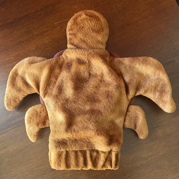 Caltoy Brown Spotted Sea Turtle Ocean Animal Soft Plush Hand Puppet Pretend Toy - Picture 3 of 11